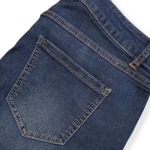 🦋d.jeans High-Rise Skinny Ankle Stretch Jeans, with Raw Hem, Size 6